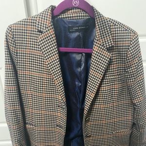 Zara Plaid Blazer